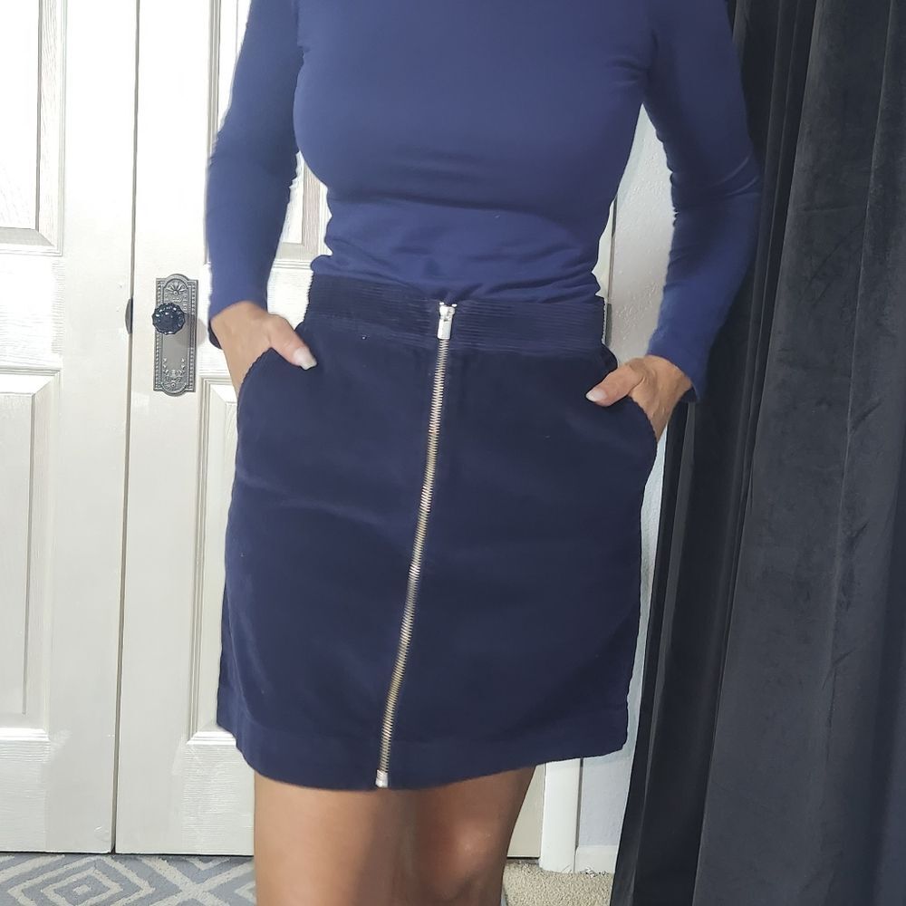 Corduroy Navy Blue GAP Mini Skirt Size 6